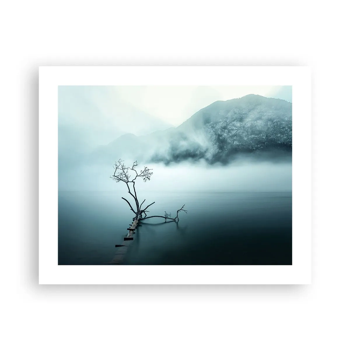 Affiche - Poster - D'eau et de brouillard - 50x40 cm