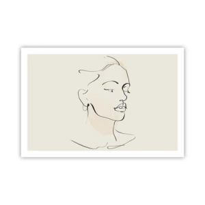 Affiche - Poster - Une ligne certaine - 91x61 cm