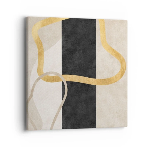 Impression sur toile - Image sur toile - Formes emmellées - 40x40 cm