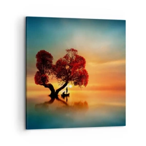 Impression sur toile - Image sur toile - Plénitude et éloignement sans monde - 60x60 cm