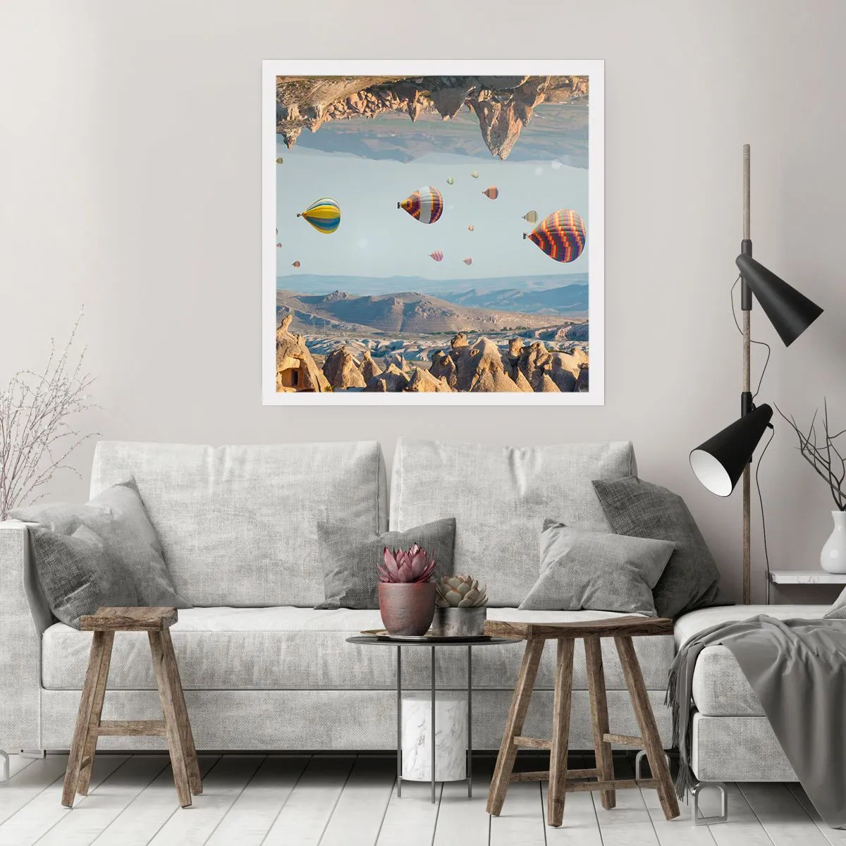 Affiche - Poster - Ici, tout est possible - 60x60 cm
