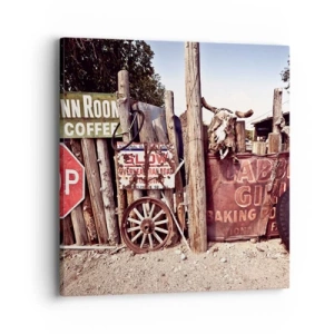 Impression sur toile - Image sur toile - Et le temps s'est arrêté - 40x40 cm