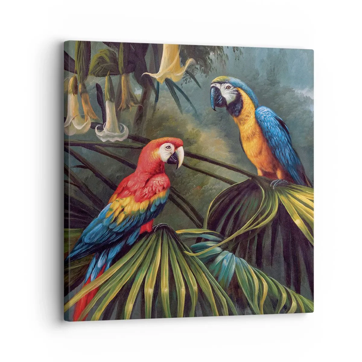 Impression sur toile - Image sur toile - Romantisme dans les tropiques - 30x30 cm