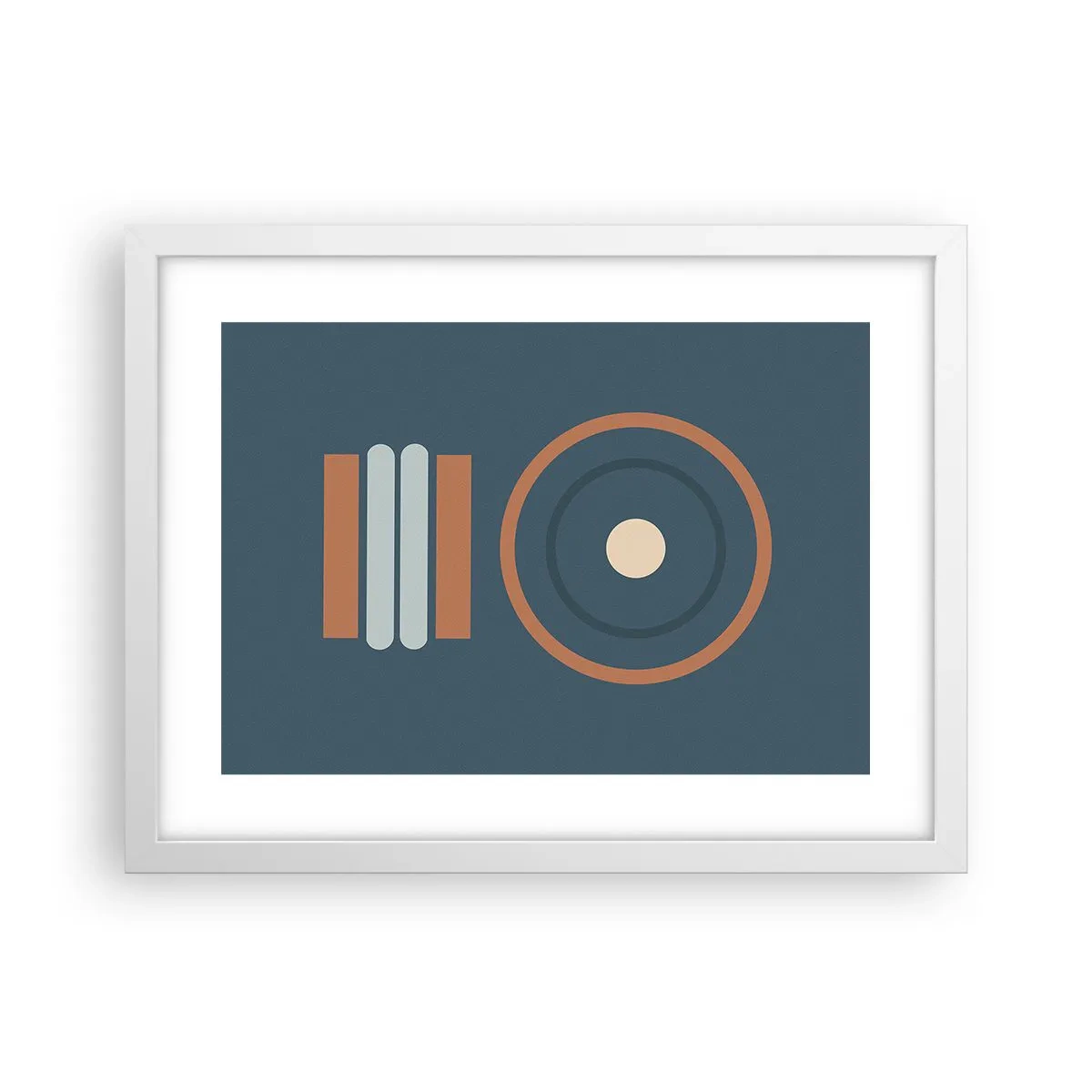 Affiche dans un cadre blanc - Poster - Essence des choses - 40x30 cm