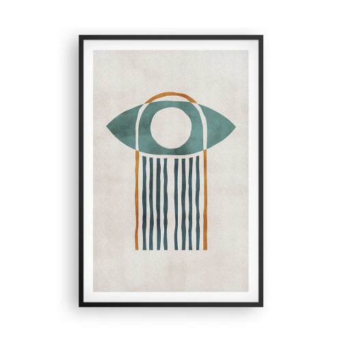 Affiche dans un cadre noir - Poster - Signes et rituels - 61x91 cm