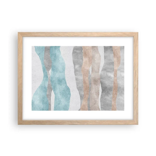 Affiche dans un chêne clair - Poster - Une étude de proximité - 40x30 cm