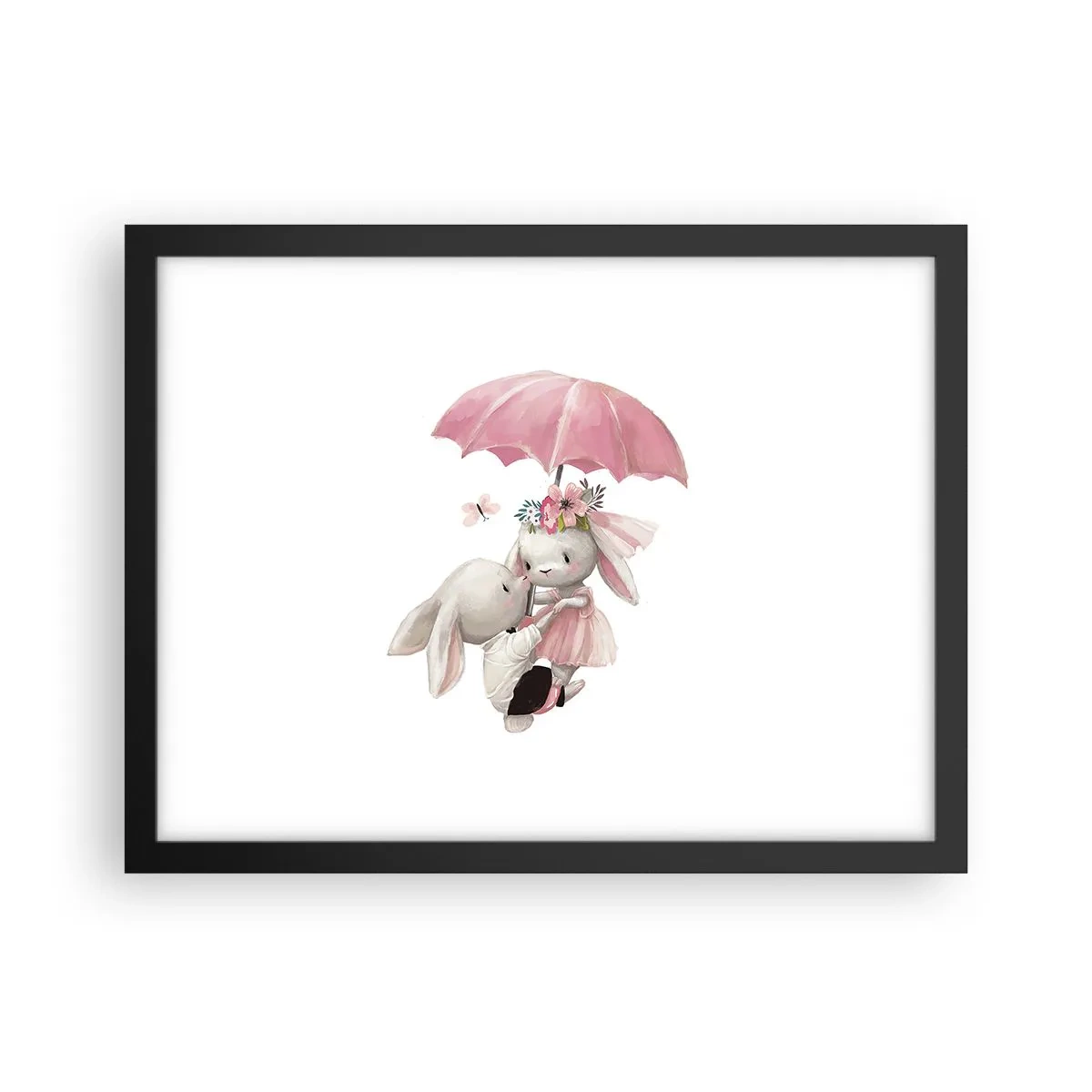 Affiche dans un cadre noir - Poster - C'est ça l'amour - 40x30 cm