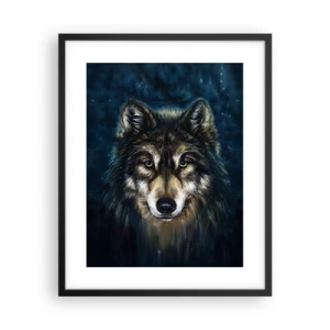 Affiche dans un cadre noir - Poster - Alpha? Et oméga - 40x50 cm