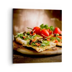 Impression sur toile - Image sur toile - Directement du four et du jardin - 70x70 cm