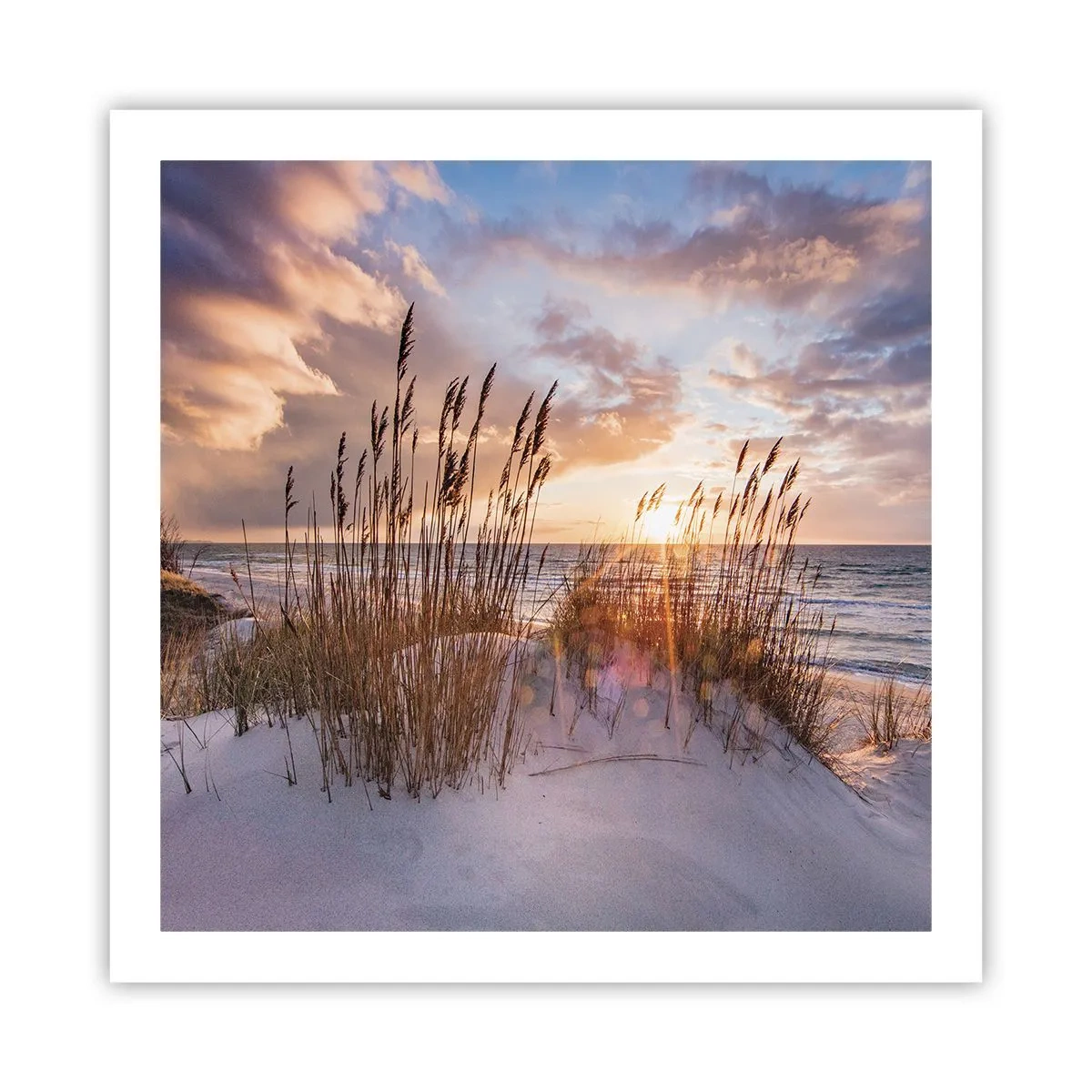 Affiche - Poster - Salutations du soleil et du vent - 60x60 cm