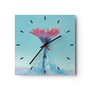 Horloge murale - Pendule murale - Dans une étreinte vivifiante - 40x40 cm