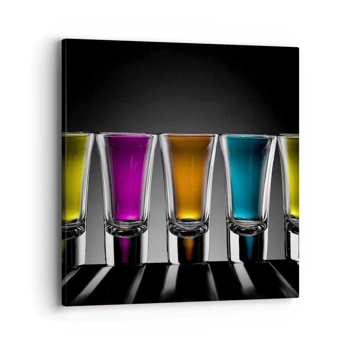 Impression sur toile - Image sur toile - Les couleurs de la joie - 40x40 cm