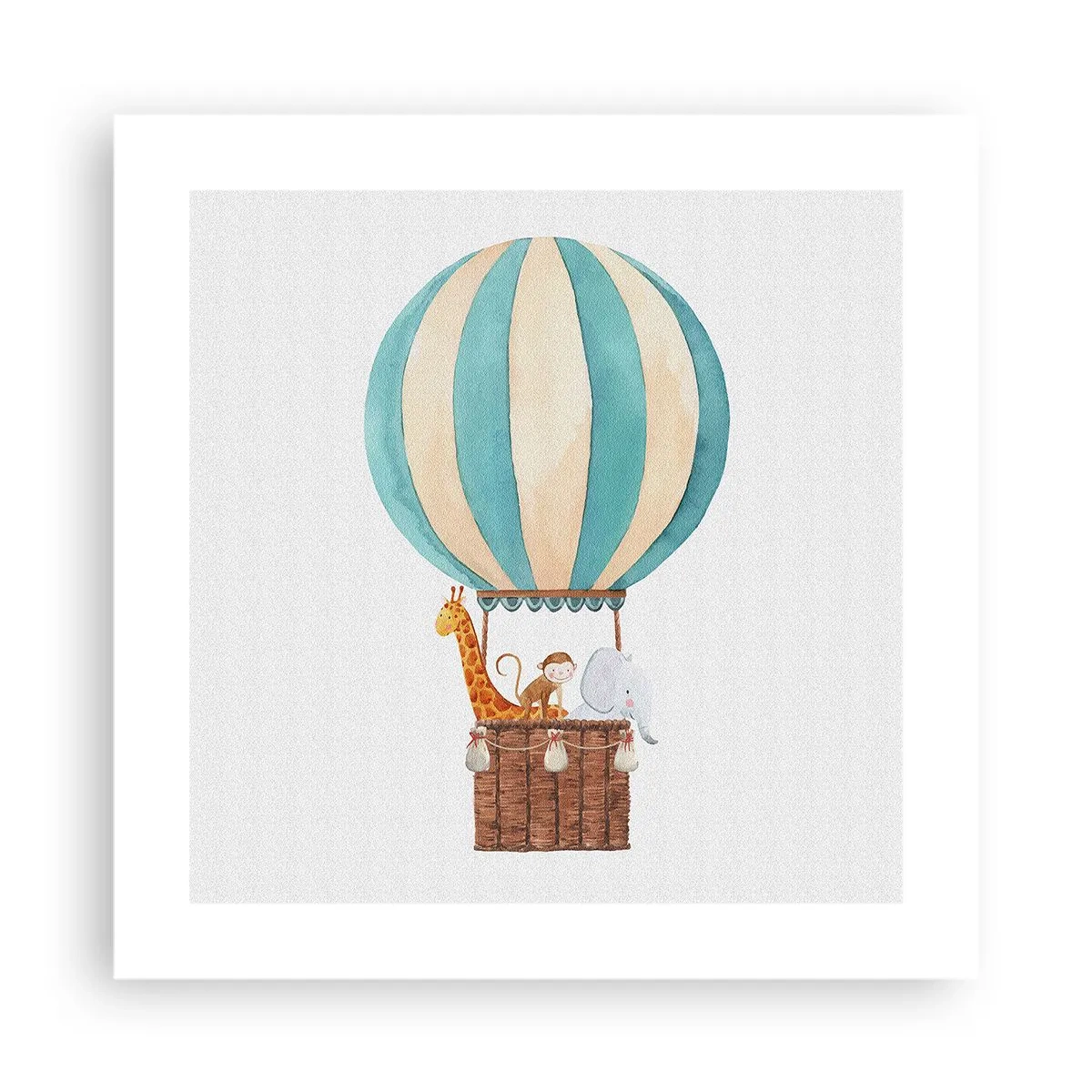 Affiche - Poster - Voyage fantastique - 40x40 cm