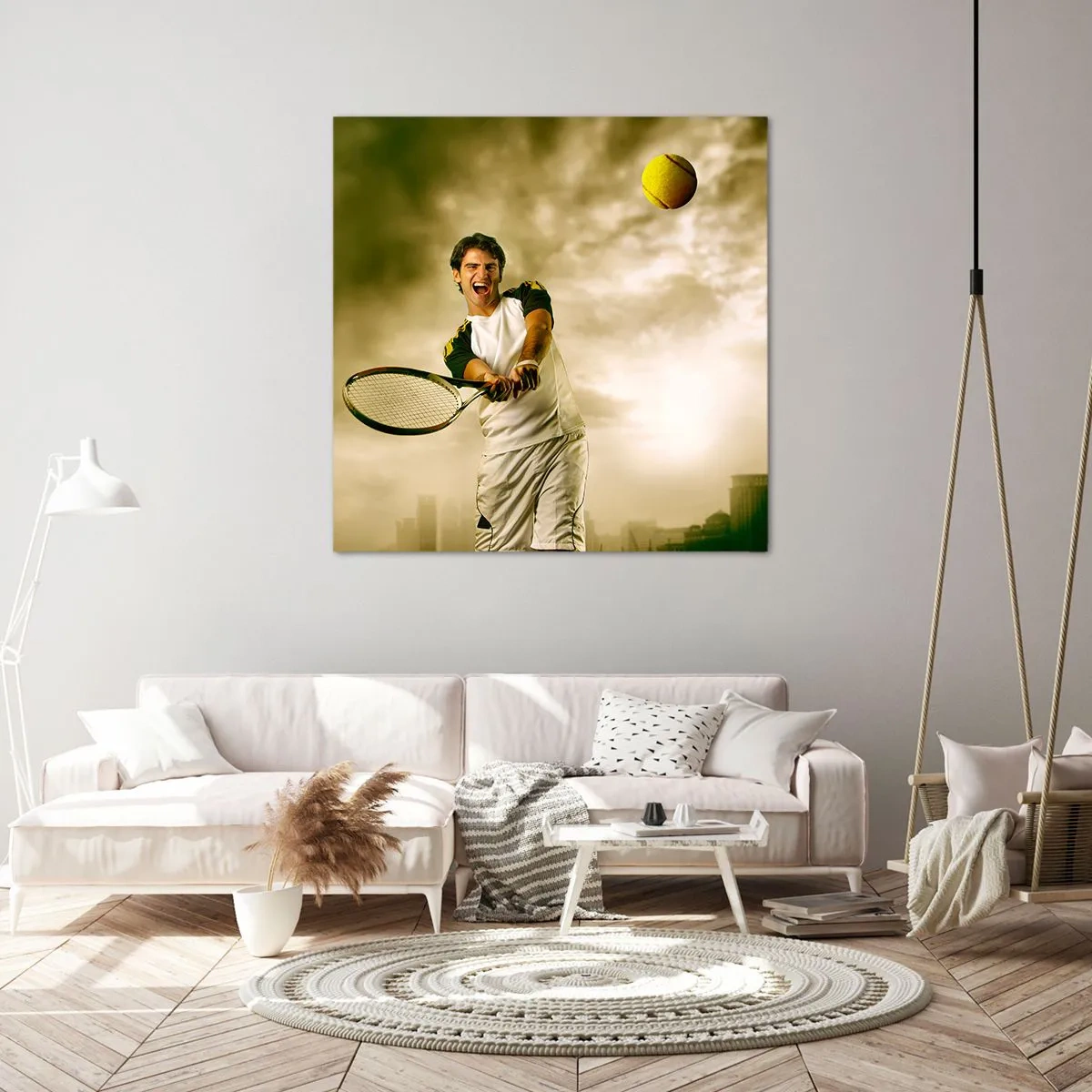 Impression sur toile - Image sur toile - Énergie et joie - 40x40 cm