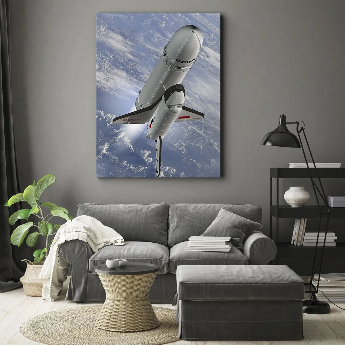 Impression sur toile - Image sur toile - Ascension cosmique - 65x120 cm