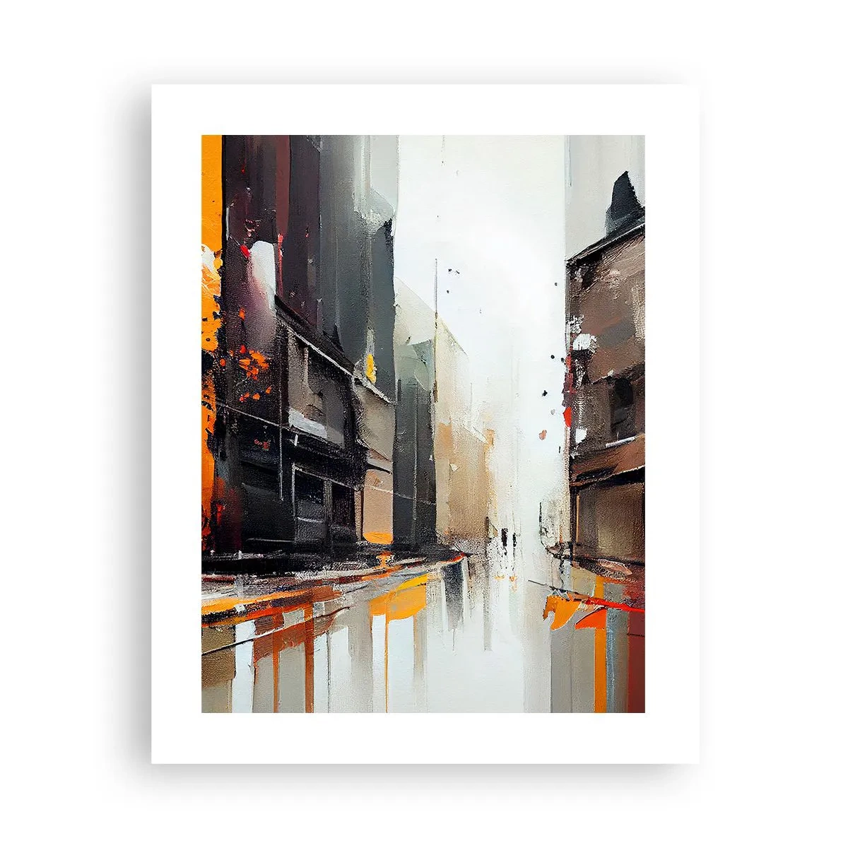 Affiche - Poster - Jour de pluie - 40x50 cm