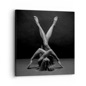 Impression sur toile - Image sur toile - Géométrie de la nudité - 30x30 cm