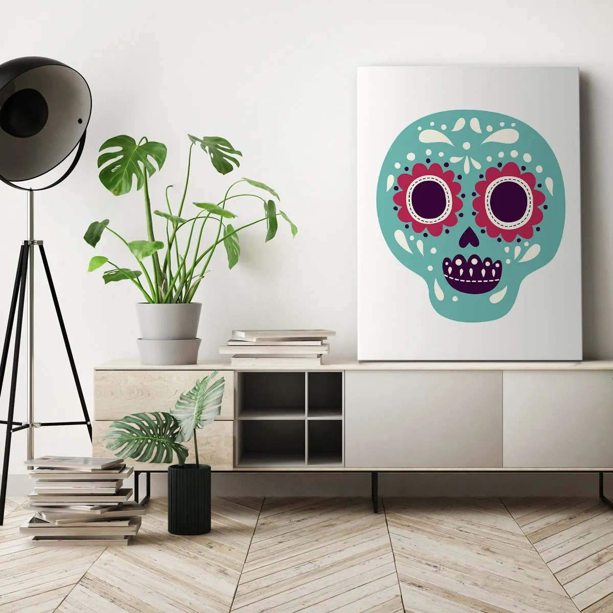 Impression sur toile - Image sur toile - La vie – du plaisir jusqu'à la mort - 45x80 cm