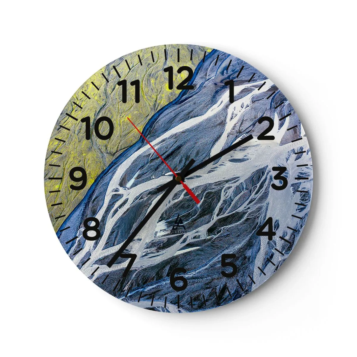 Horloge murale - Pendule murale - Peintures rupestres de la nature - 40x40 cm