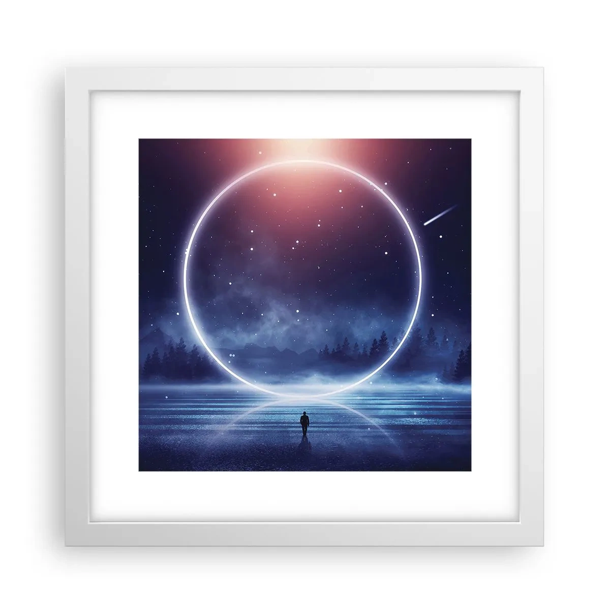 Affiche dans un cadre blanc - Poster - Ils sont déjà là... - 30x30 cm