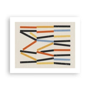 Affiche - Poster - Composition de niveaux - 50x40 cm