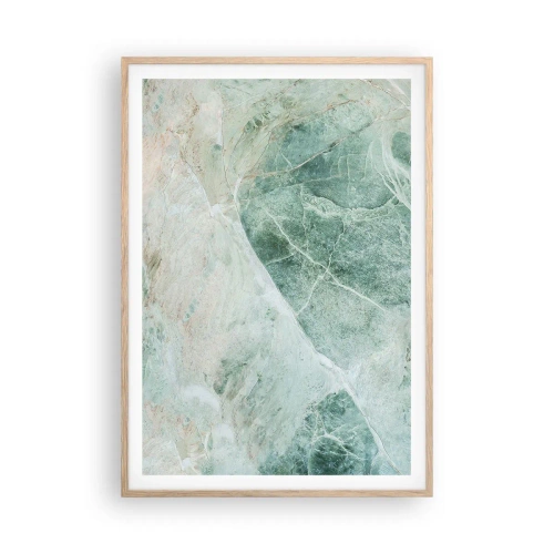 Affiche dans un chêne clair - Poster - La noble froideur de la pierre - 70x100 cm