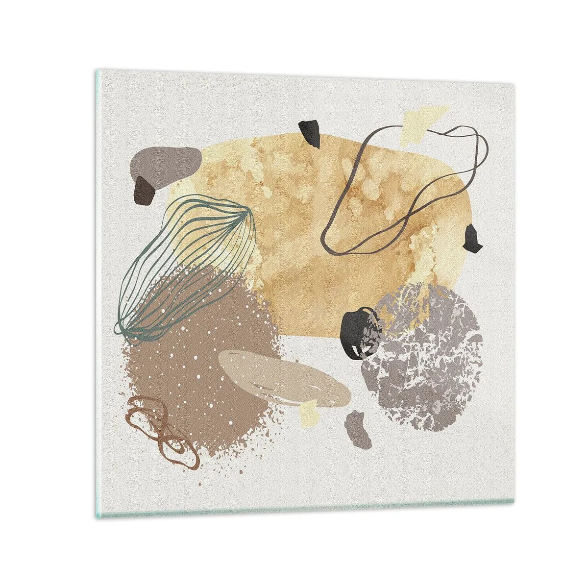 Impression sur verre - Image sur verre - Plumcologie appliquée - 50x50 cm