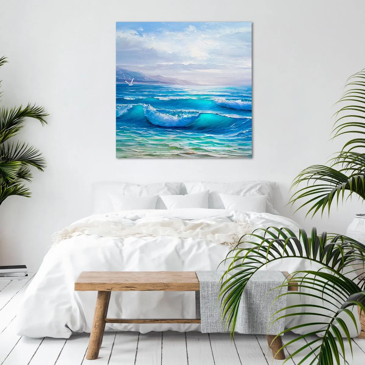 Impression sur toile - Image sur toile - Il apporte un soulagement - 50x50 cm