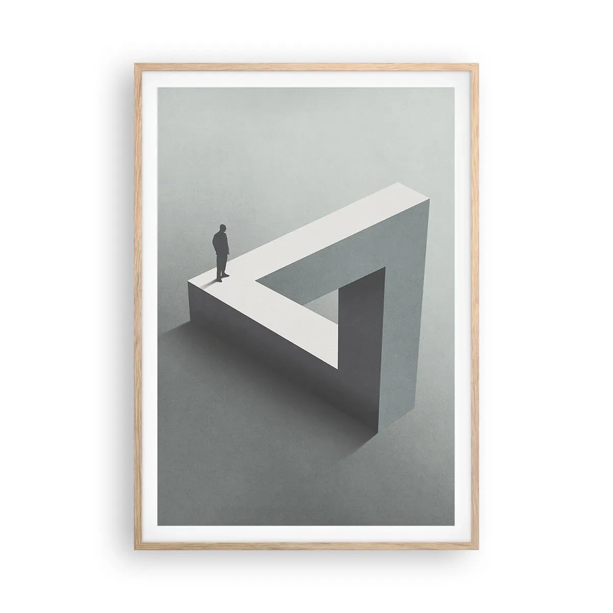 Affiche dans un chêne clair - Poster - Mais c'est possible - 70x100 cm