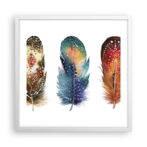 Affiche dans un cadre blanc - Poster - Rituels, cérémonies, secrets - 50x50 cm