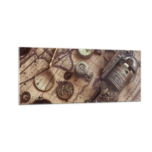 Impression sur verre - Image sur verre - L'aventure appelle - 100x40 cm