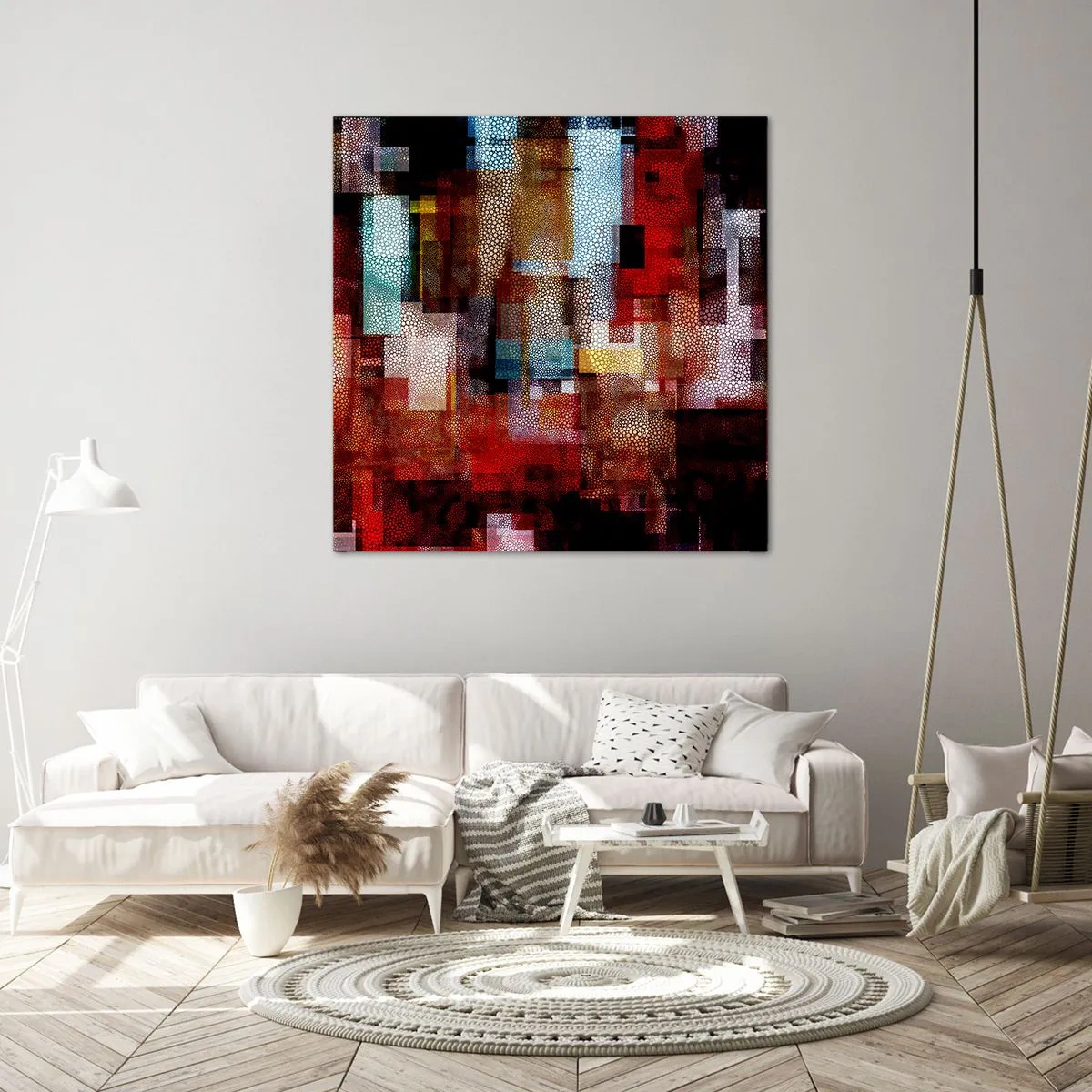 Impression sur toile - Image sur toile - Mélange de confusions - 40x40 cm