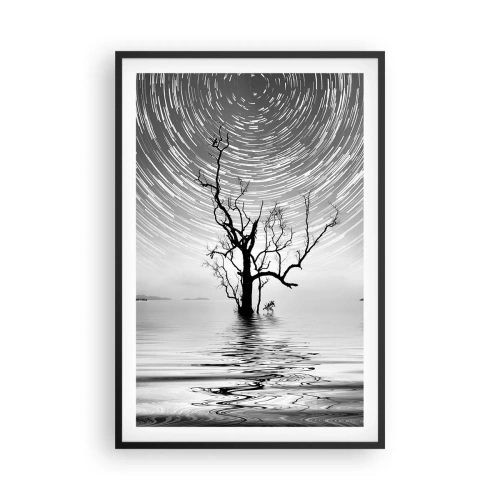 Affiche dans un cadre noir - Poster - La symphonie de la nature - 61x91 cm