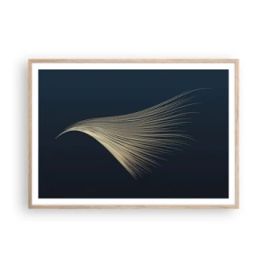 Affiche dans un chêne clair - Poster - Comme les cheveux d'un ange - 100x70 cm