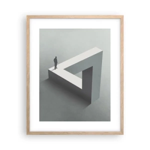Affiche dans un chêne clair - Poster - Mais c'est possible - 40x50 cm