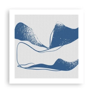 Affiche - Poster - Abstraction ailée - 50x50 cm