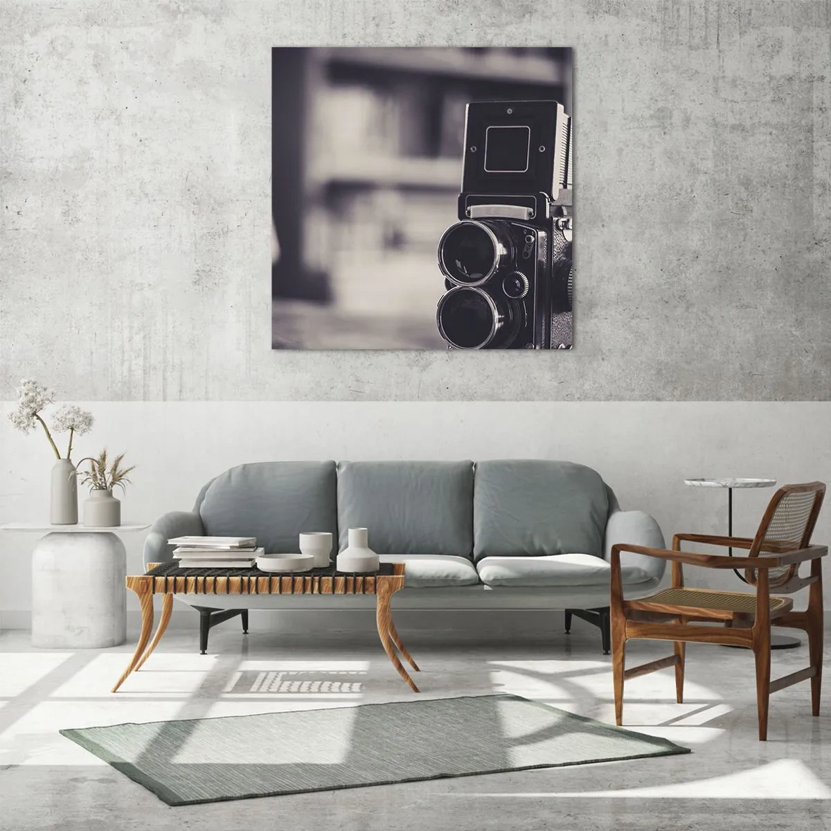 Impression sur verre - Image sur verre - La magie de la photographie ancienne - 40x40 cm