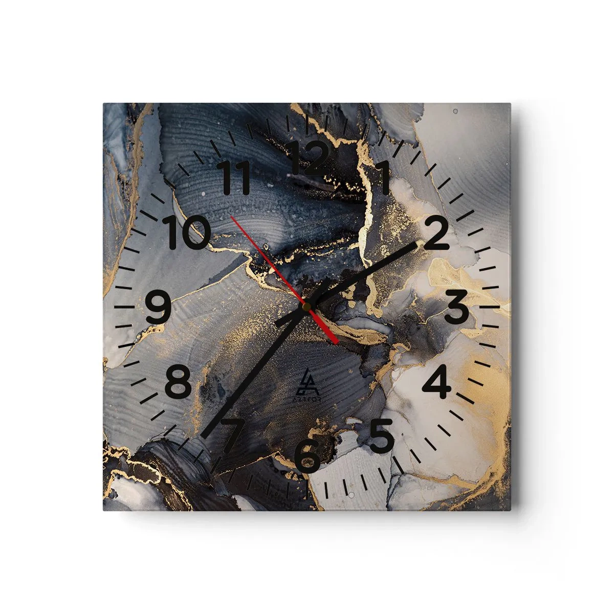 Horloge murale - Pendule murale - La vie de la pierre - 40x40 cm