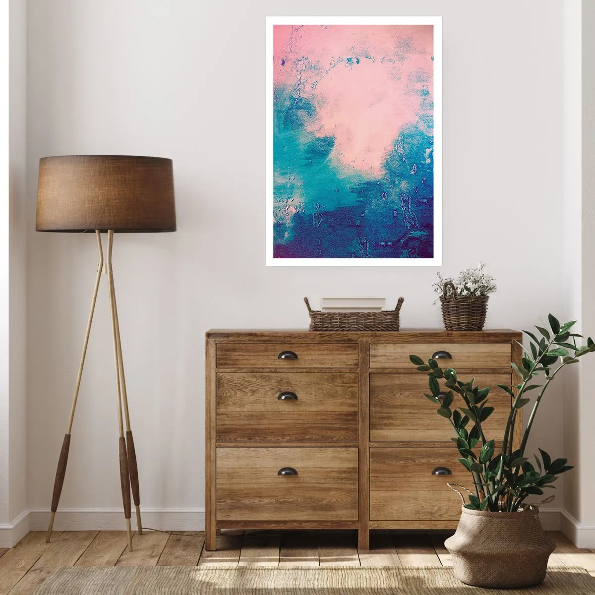 Affiche - Poster - Etreintes bleues - 70x100 cm