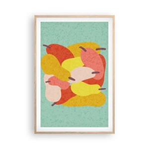 Affiche dans un chêne clair - Poster - Essayez le soleil d'été - 61x91 cm