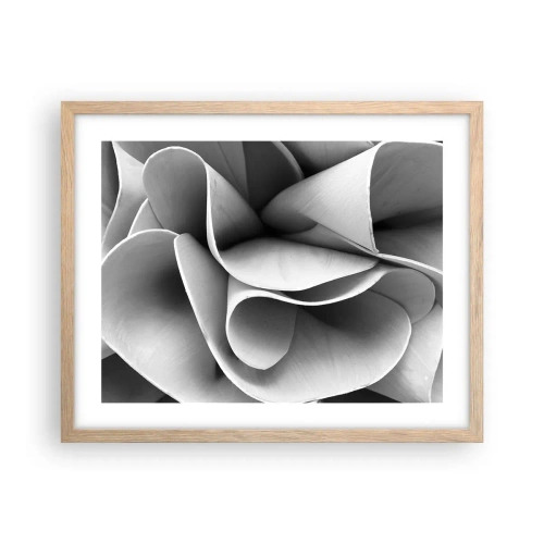 Affiche dans un chêne clair - Poster - Il s'en passe dans l'espace - 50x40 cm