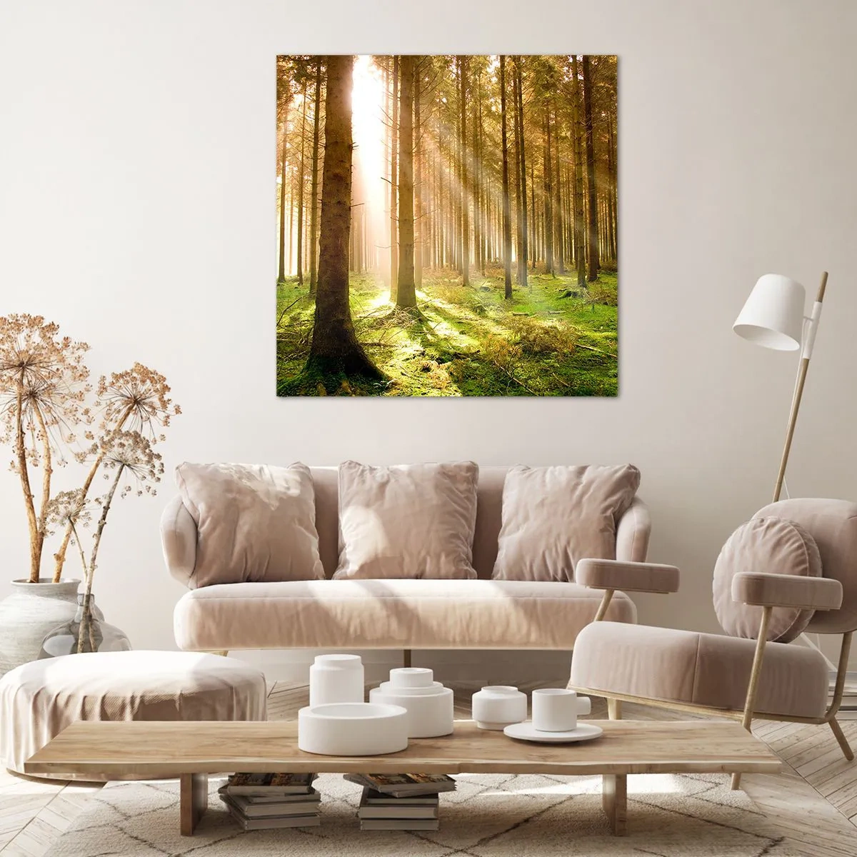 Impression sur toile - Image sur toile - Les elfes vont bientôt apparaître - 60x60 cm