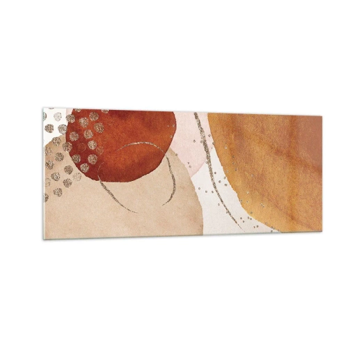 Impression sur verre - Image sur verre - Rondeur et mouvement - 100x40 cm