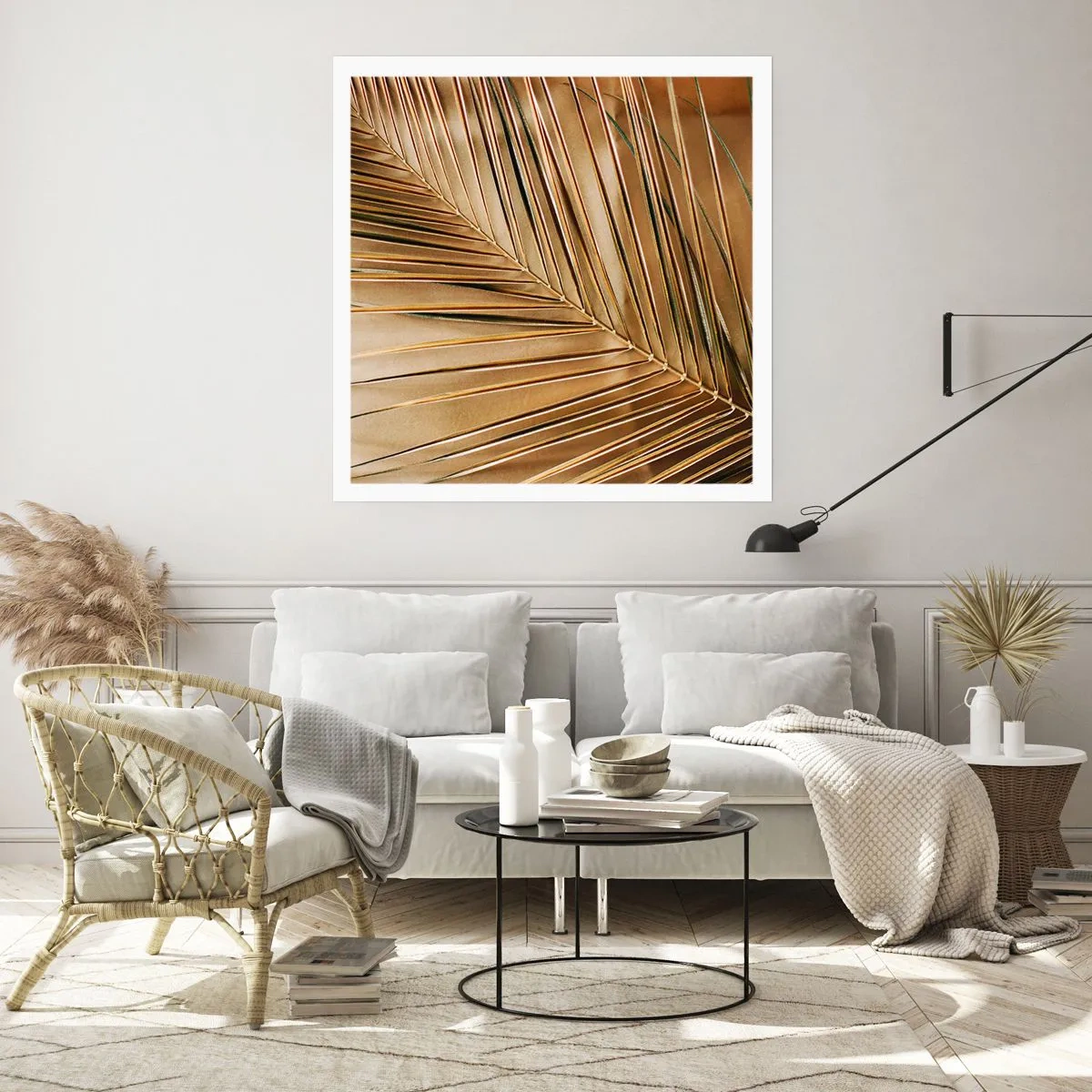 Affiche - Poster - Colonnade naturelle - 60x60 cm