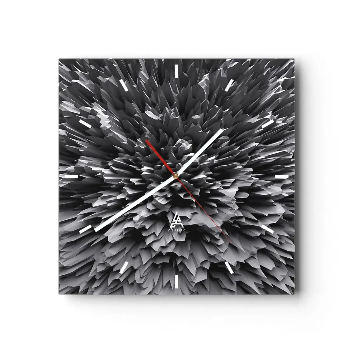 Horloge murale - Pendule murale - Ça ne peut pas être plus dur que ça - 40x40 cm