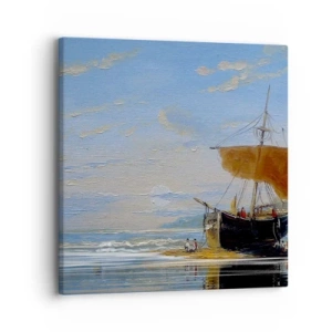 Impression sur toile - Image sur toile - Eau, terre, air - 30x30 cm
