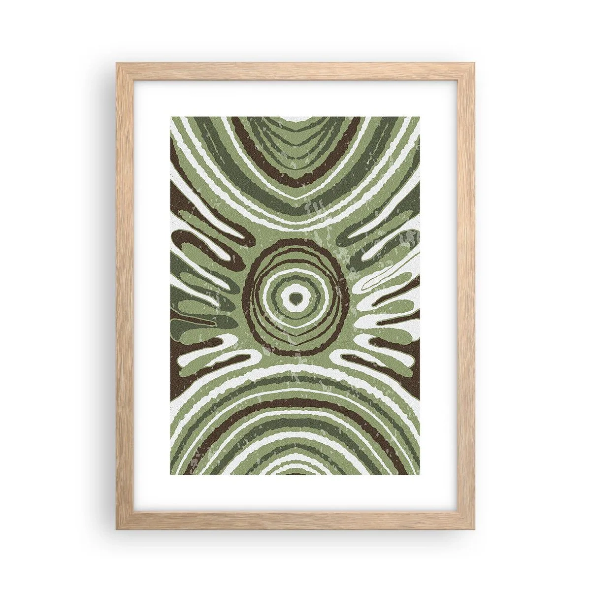 Affiche dans un chêne clair - Poster - Une explosion d'émotions - 30x40 cm