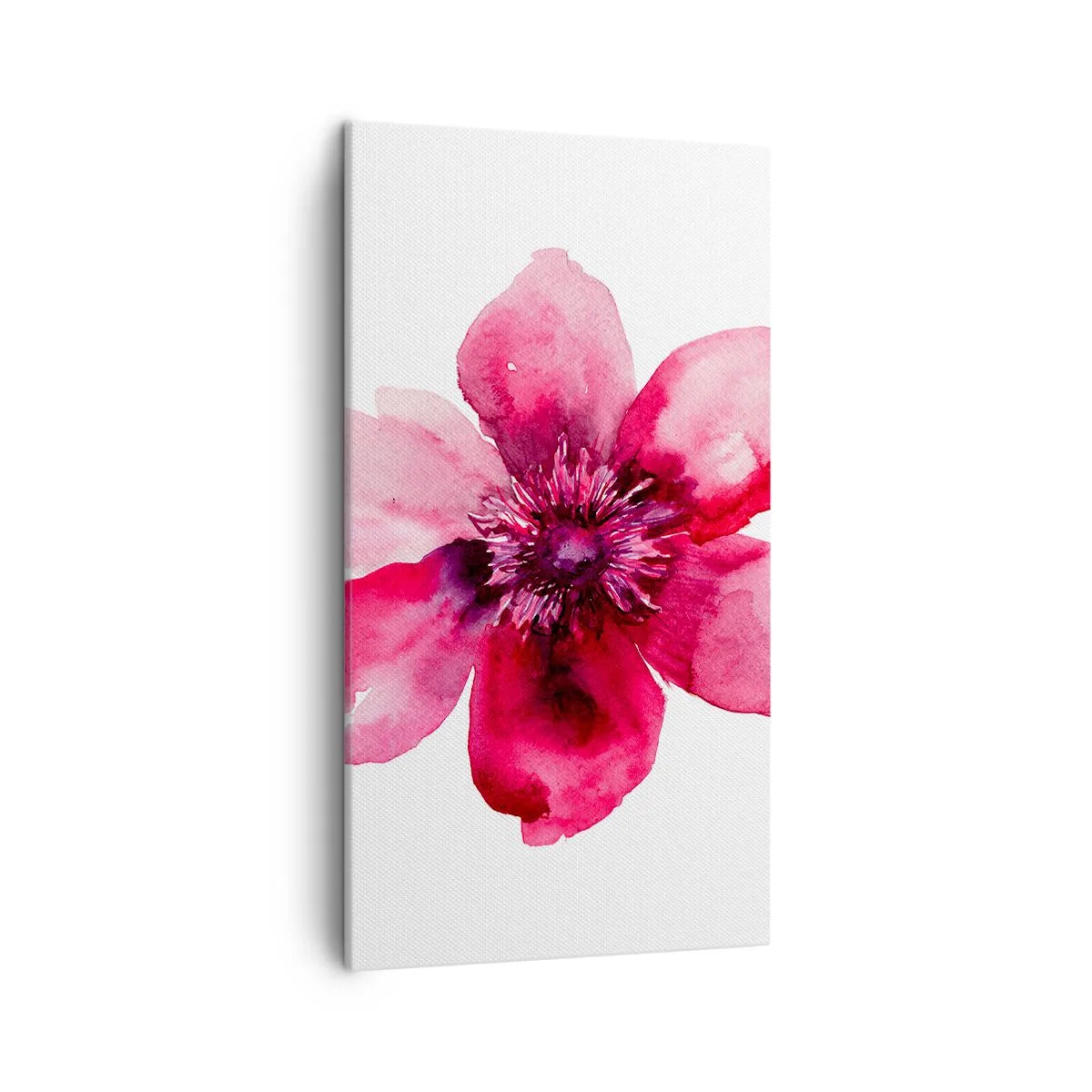 Impression sur toile - Image sur toile - Un baiser parfumé au carmin - 45x80 cm