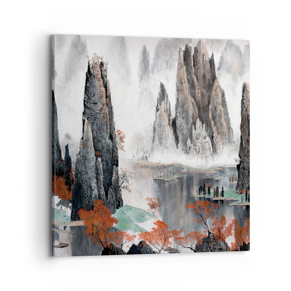 Impression sur toile - Image sur toile - De puissants gardiens - 70x70 cm