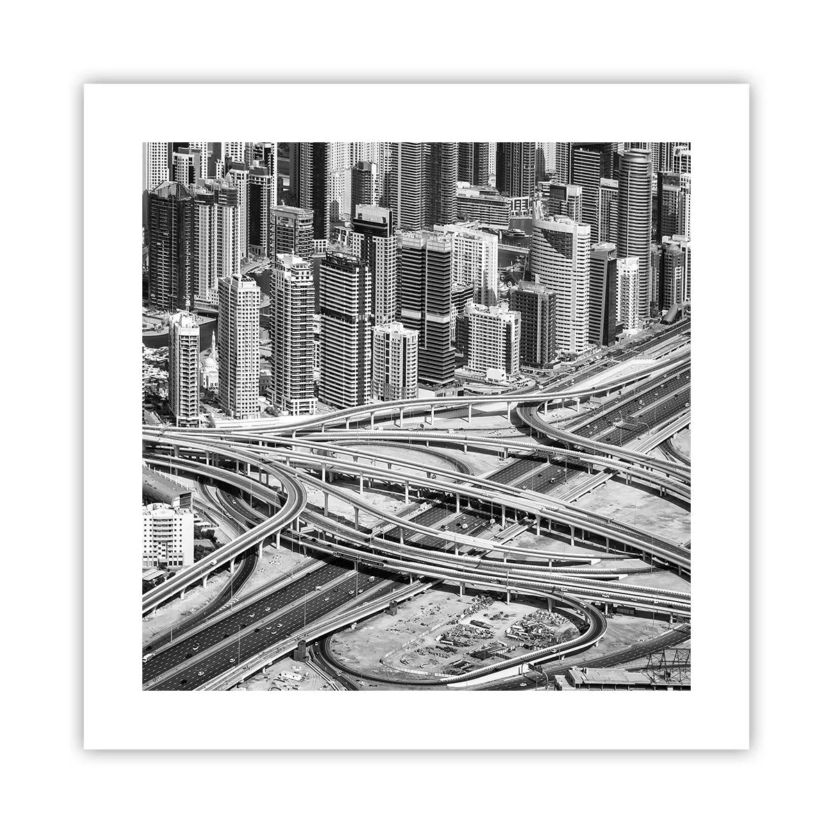 Affiche - Poster - Dubaï - la ville impossible - 40x40 cm